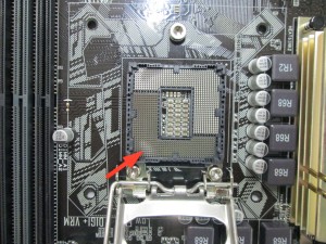 Motherboard bent by Intel 6XXX series bendlake.
